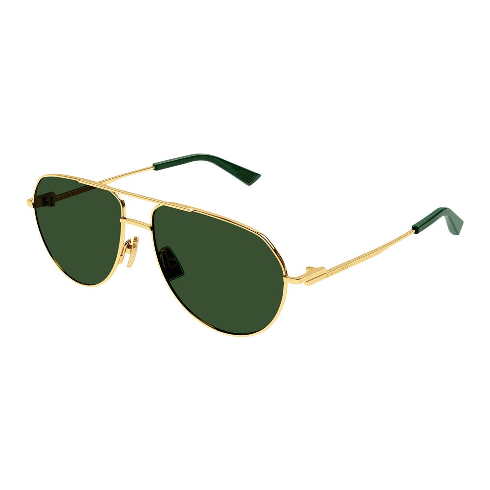 Occhiale da sole Bottega Veneta BV1302S col. 003 gold gold green