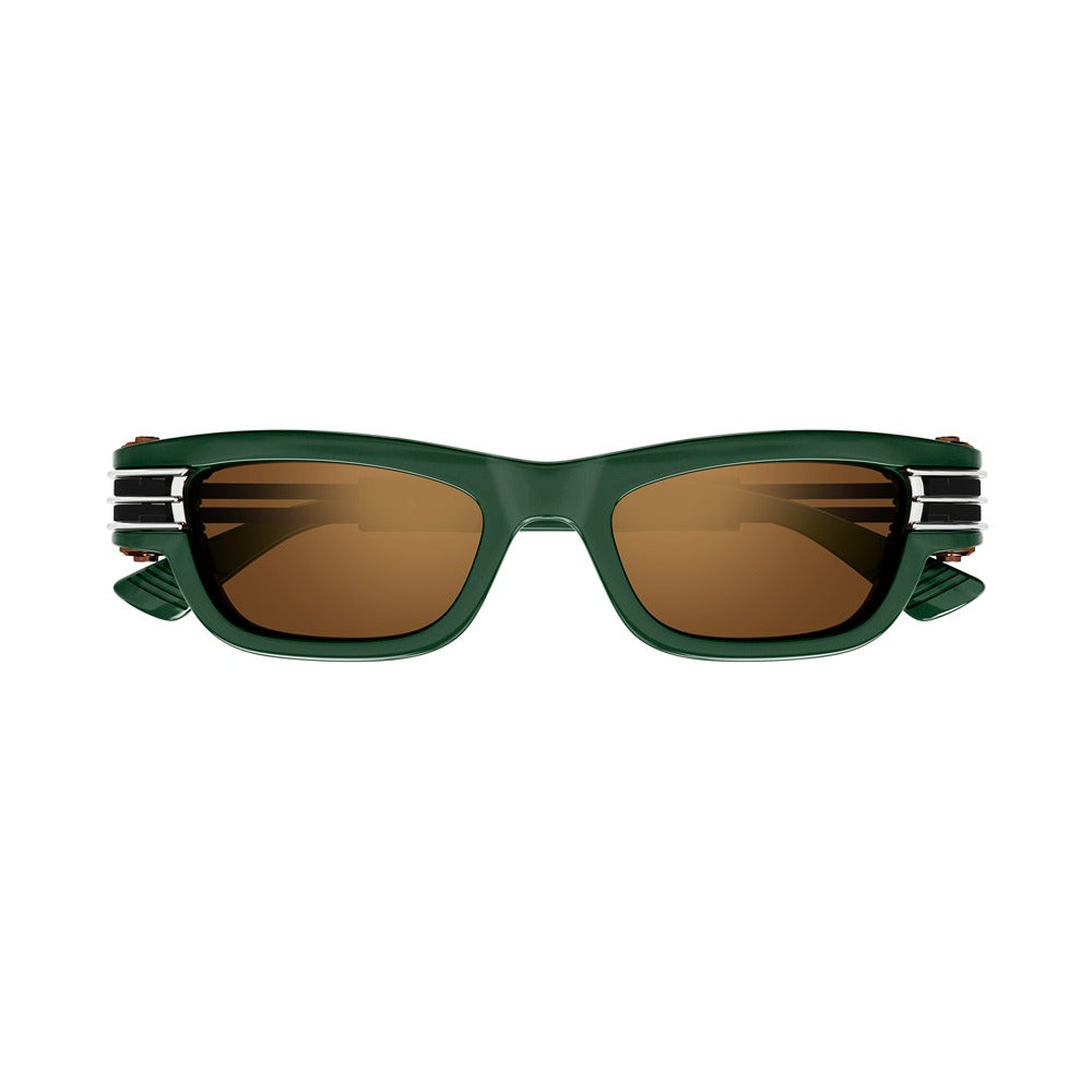 Occhiale da sole Bottega Veneta BV1308S col. 003 green black copper