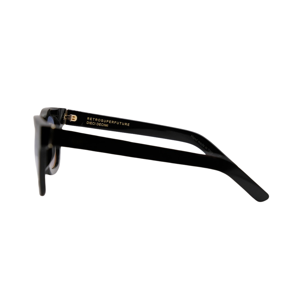 Occhiale da sole Retrosuperfuture X Dieci Decimi Model Ciccio Black col. blue