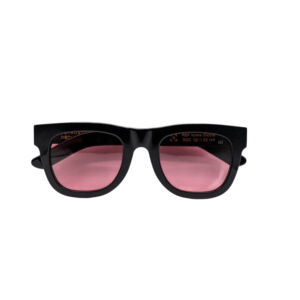Occhiale da sole Retrosuperfuture X Dieci Decimi Model Ciccio Black col. bordeaux