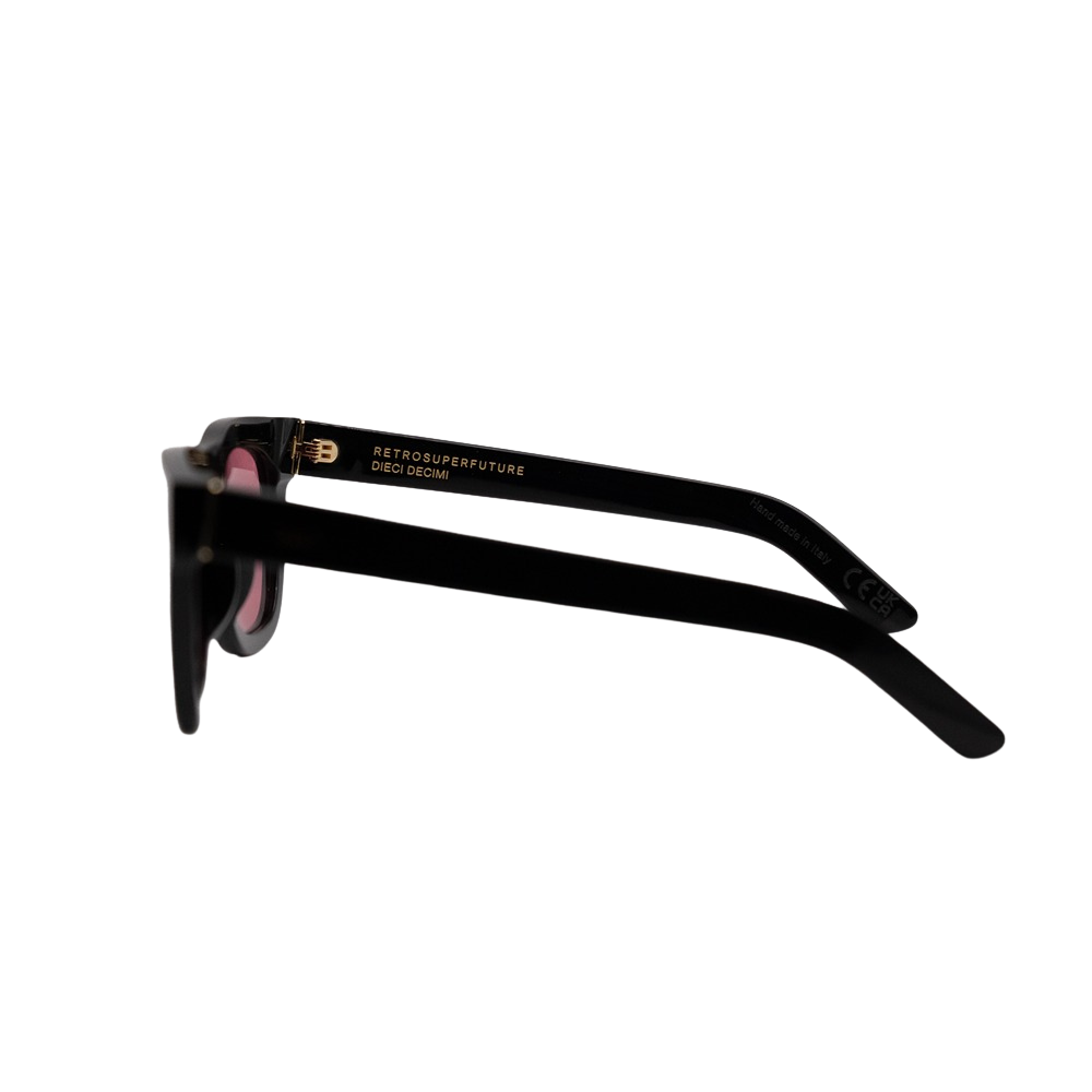 Retrosuperfuture X Dieci Decimi sunglasses Model Ciccio Black col. bordeaux