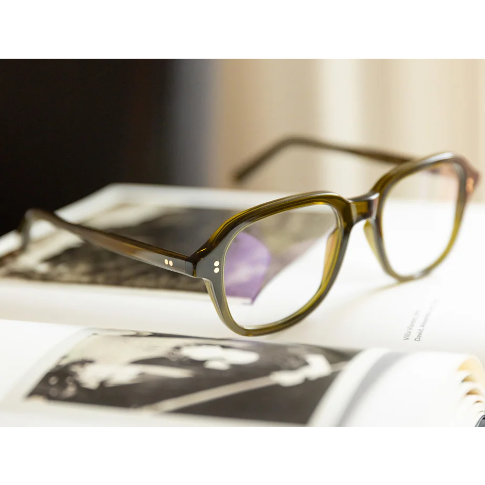 Occhiale da vista L.G.R CONGO 94 col. Gold Olive Green