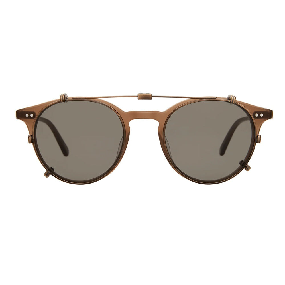 Accessorio Garrett Leight Clune Clip col. BRUSHED GOLD/G15
