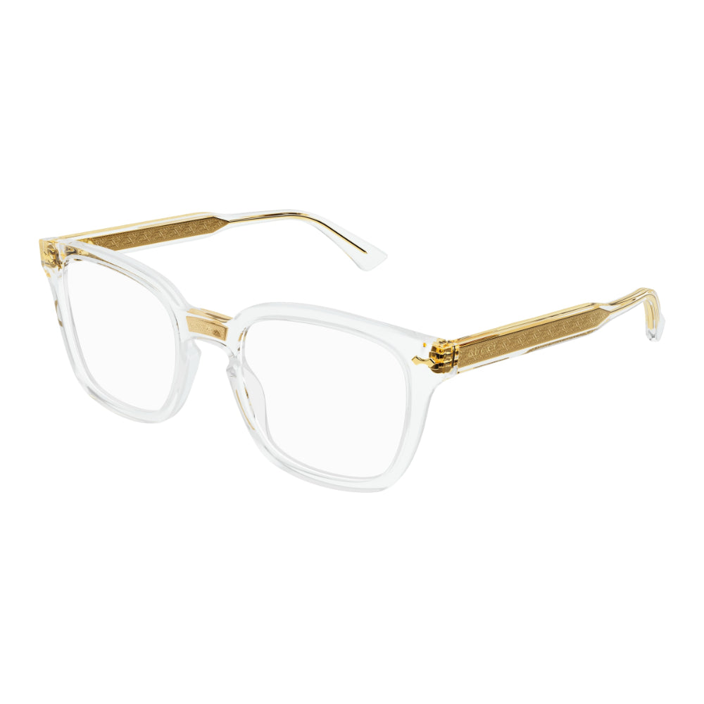 Occhiale da vista Gucci GG0184O col. 011 crystal crystal transparent