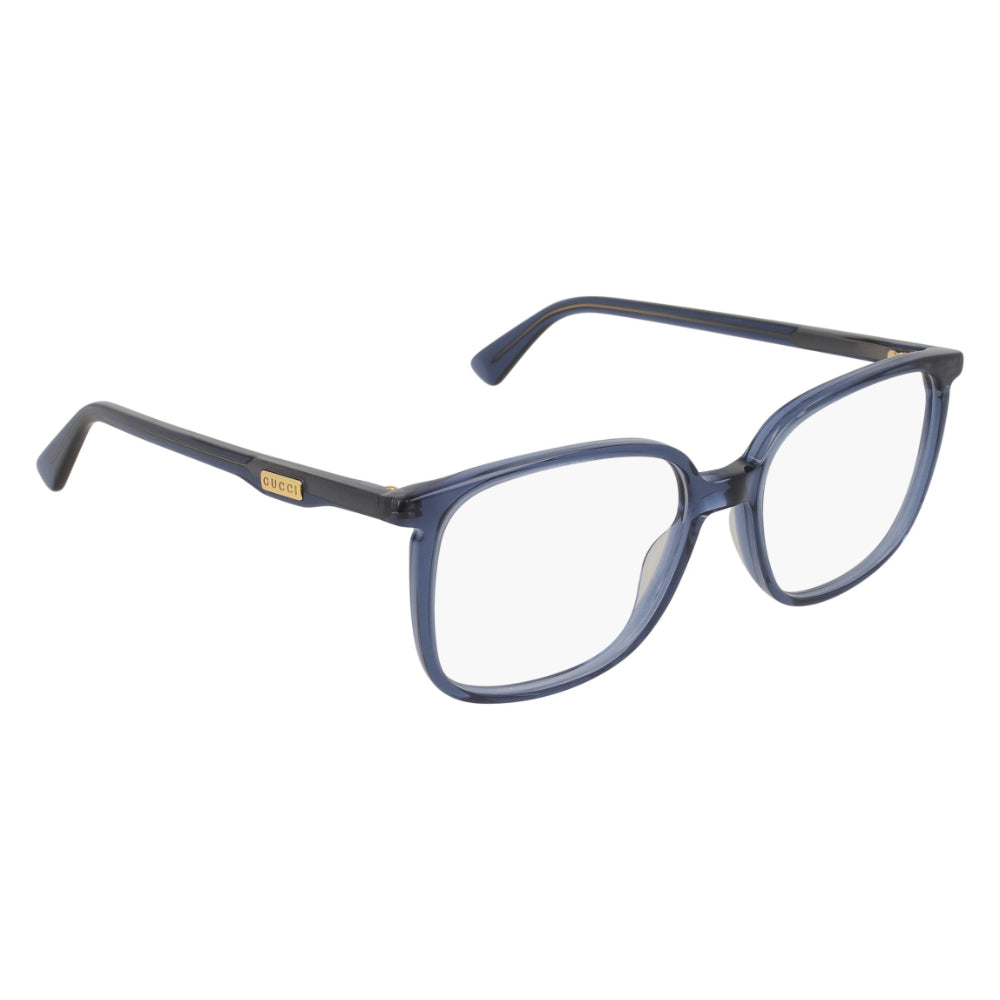 Occhiale da vista Gucci GG0260O col. 003 blue blue transparent