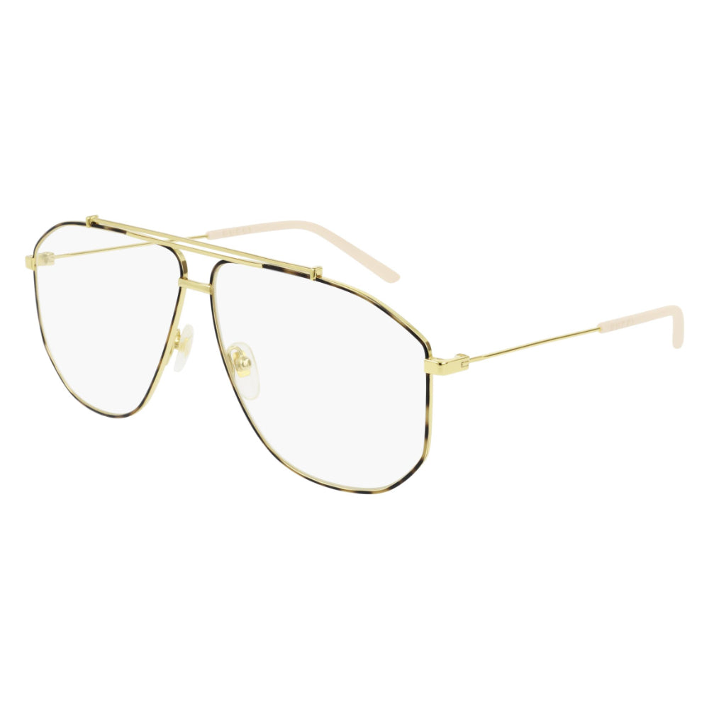 Occhiale da vista Gucci GG0441O col. 003 gold gold transparent