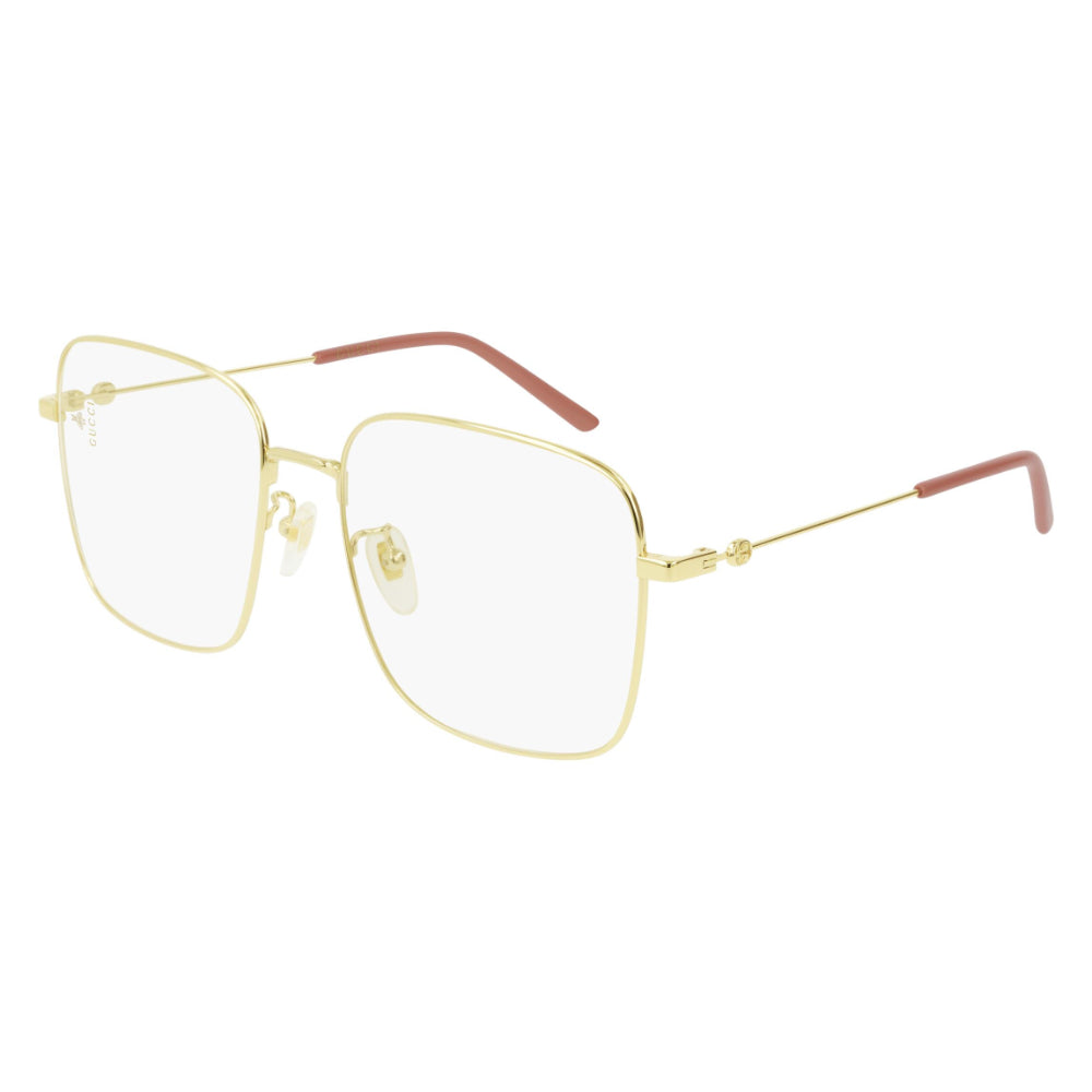 Occhiale da vista Gucci GG0445O col. 001 gold gold transparent