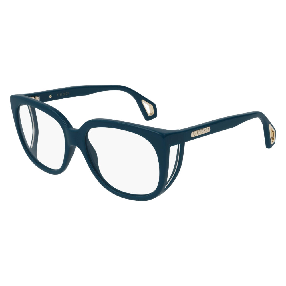 Occhiale da vista Gucci GG0470O col. 003 blue blue transparent
