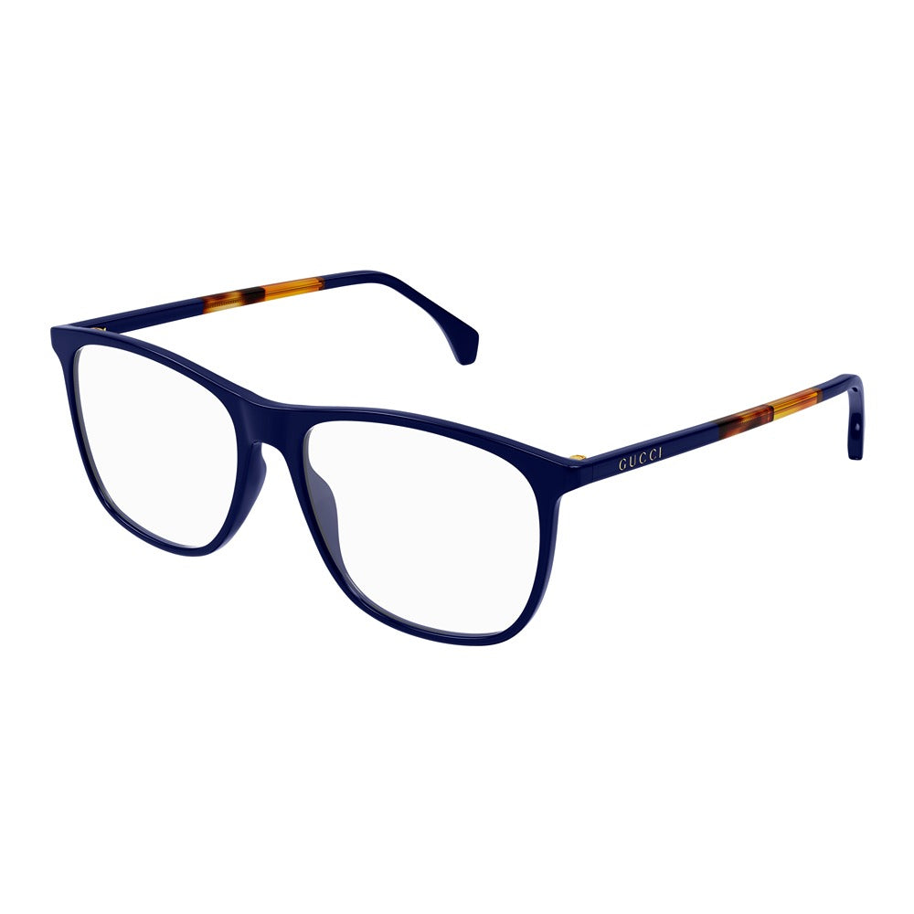 Occhiale da vista Gucci GG0554O col. 011 blue blue transparent