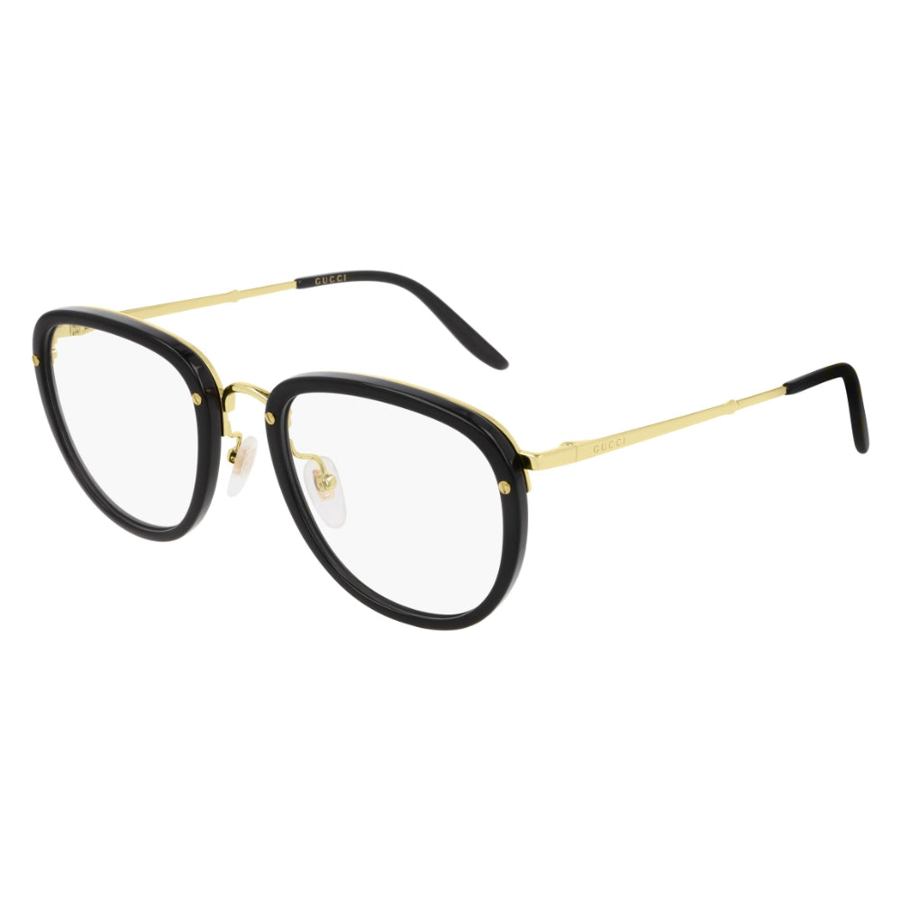 Occhiale da vista Gucci GG0675O col. 001 black gold transparen