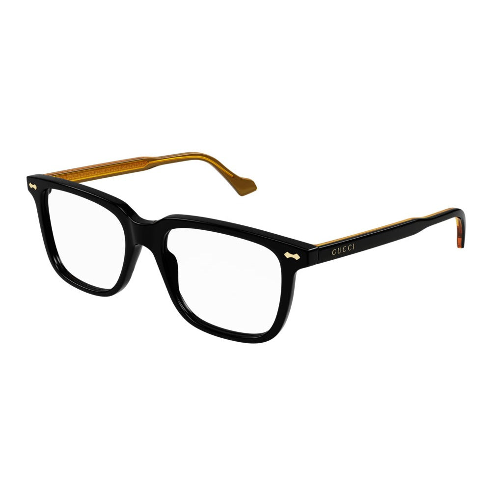 Occhiale da vista Gucci GG0737O col. 011 black black transparent