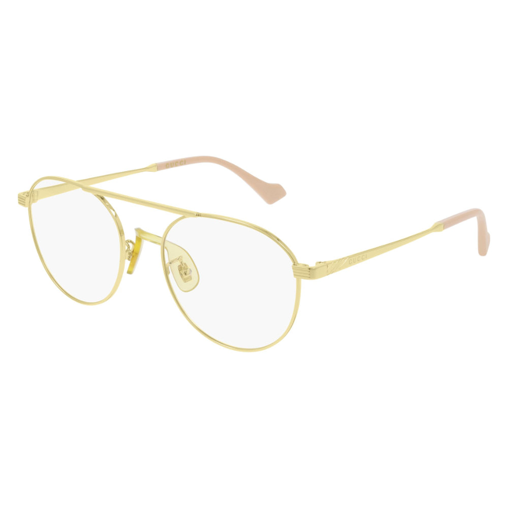 Occhiale da vista Gucci GG0744O col. 002 gold gold transparent