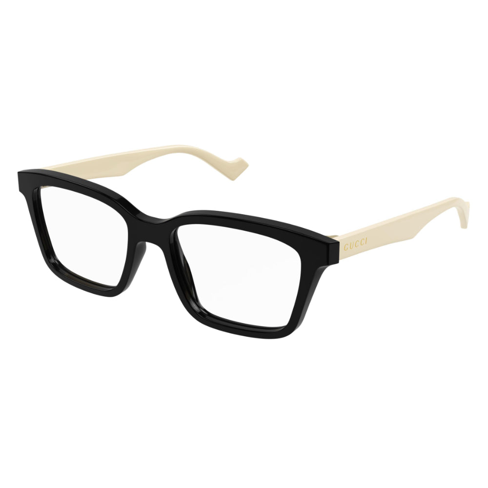 Occhiale da vista Gucci GG0964O col. 005 black white transparent