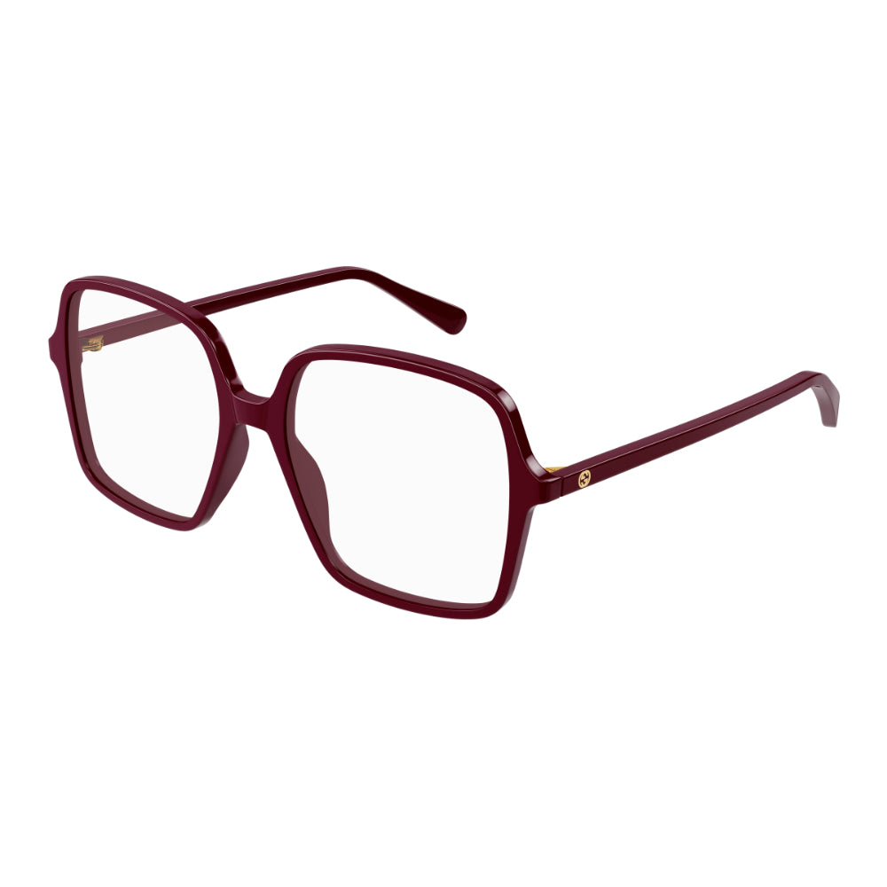 Occhiale da vista Gucci GG1003O col. 005 burgundy burgundy transparent