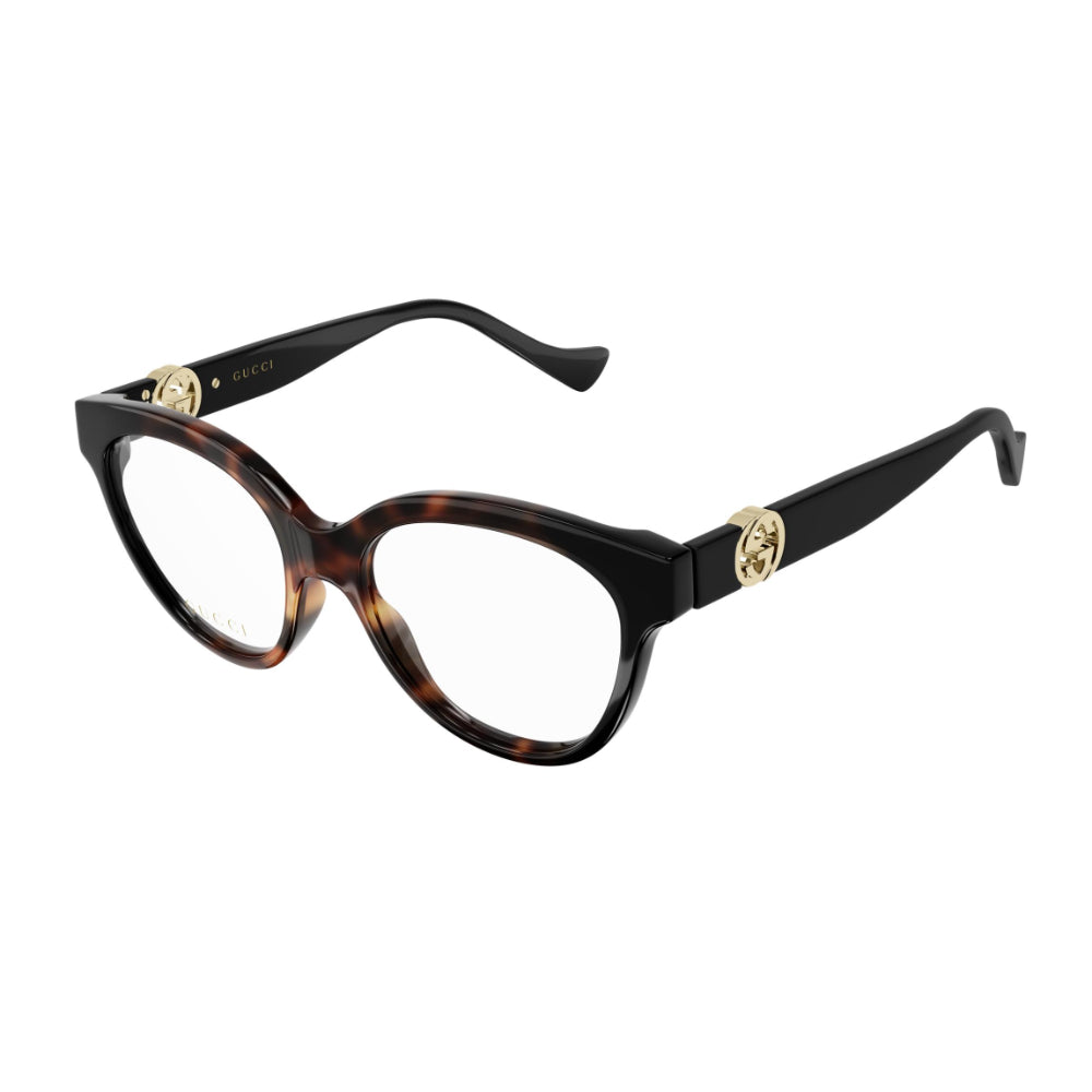 Occhiale da vista Gucci GG1024O col. 005 havana black transparent