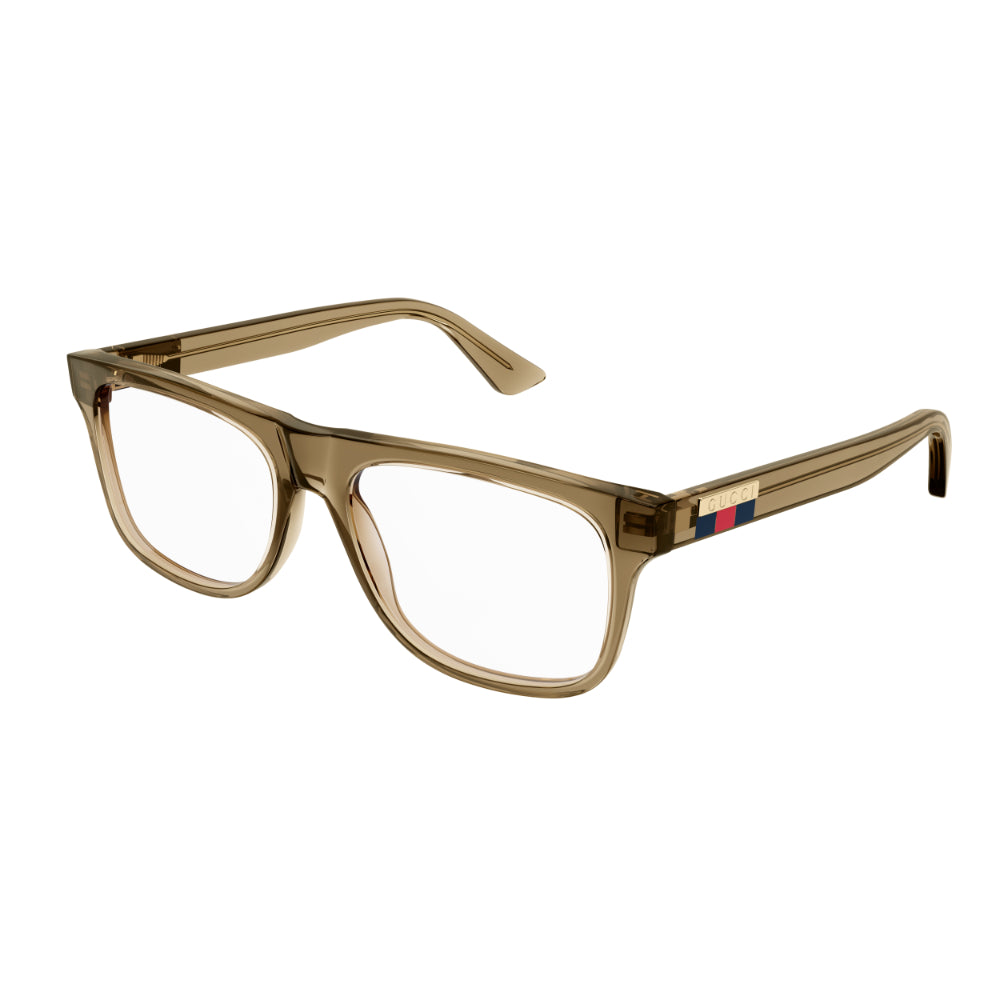 Occhiale da vista Gucci GG1117O col. 002 brown brown transparent