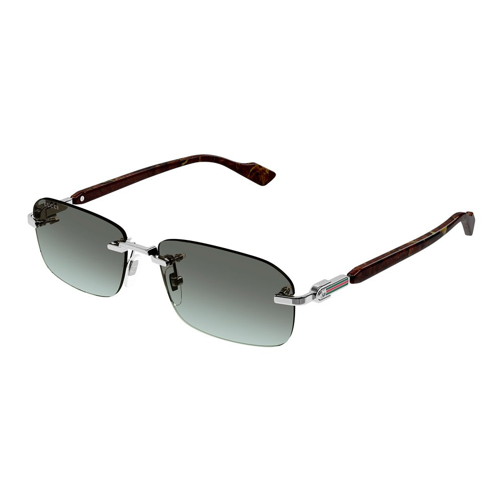 Gucci sunglasses GG1221S col. 008 silver brown brown