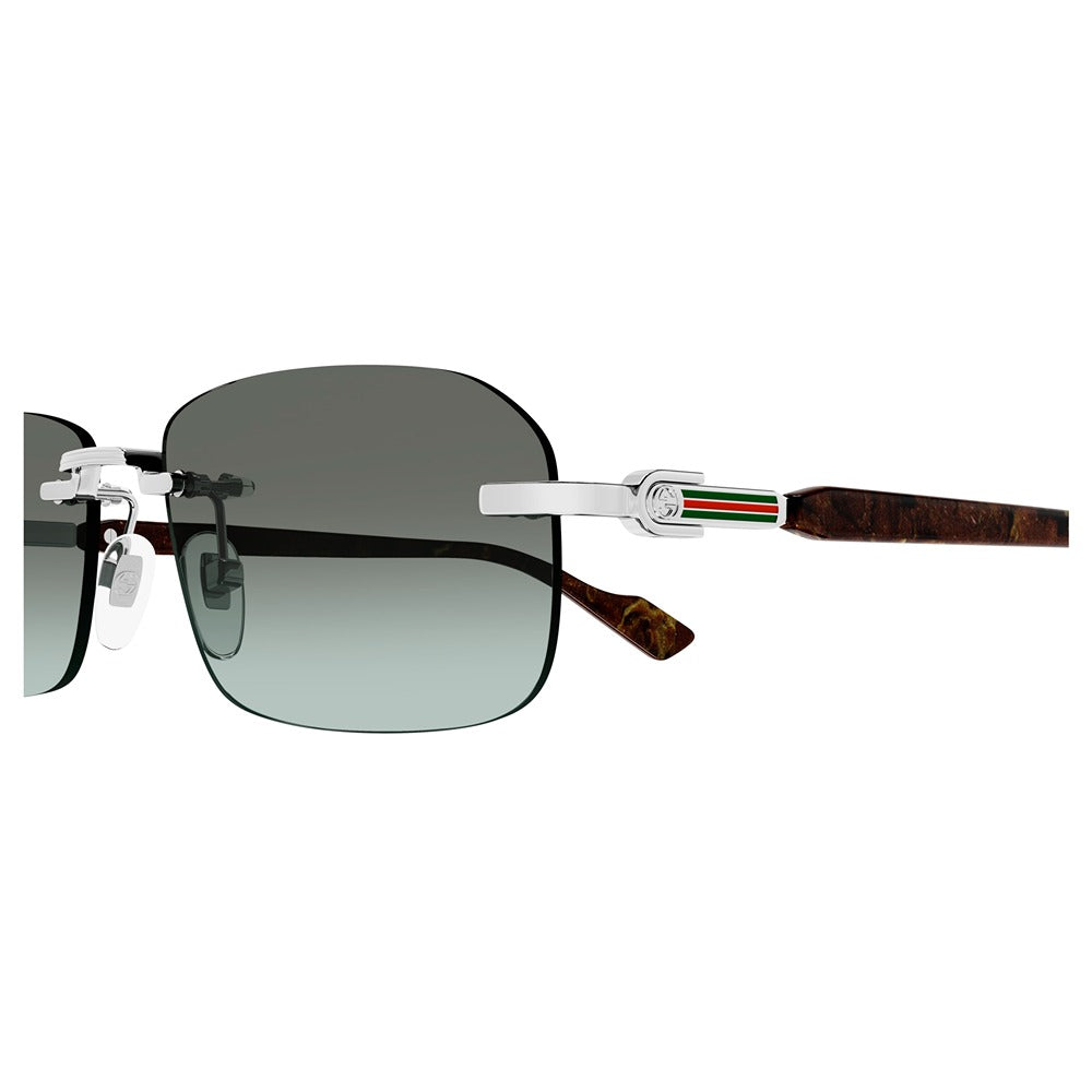 Gucci sunglasses GG1221S col. 008 silver brown brown