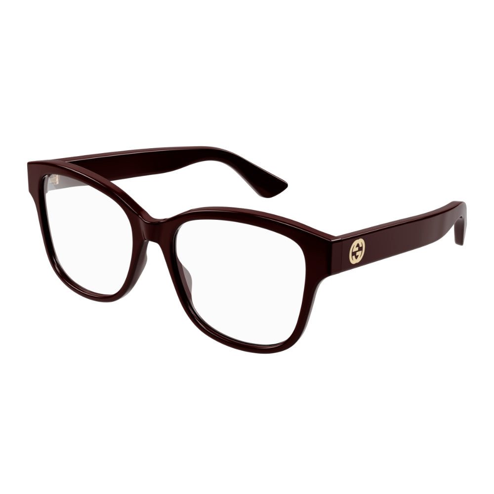 Occhiale da vista Gucci GG1340O col. 004 burgundy burgundy transparent