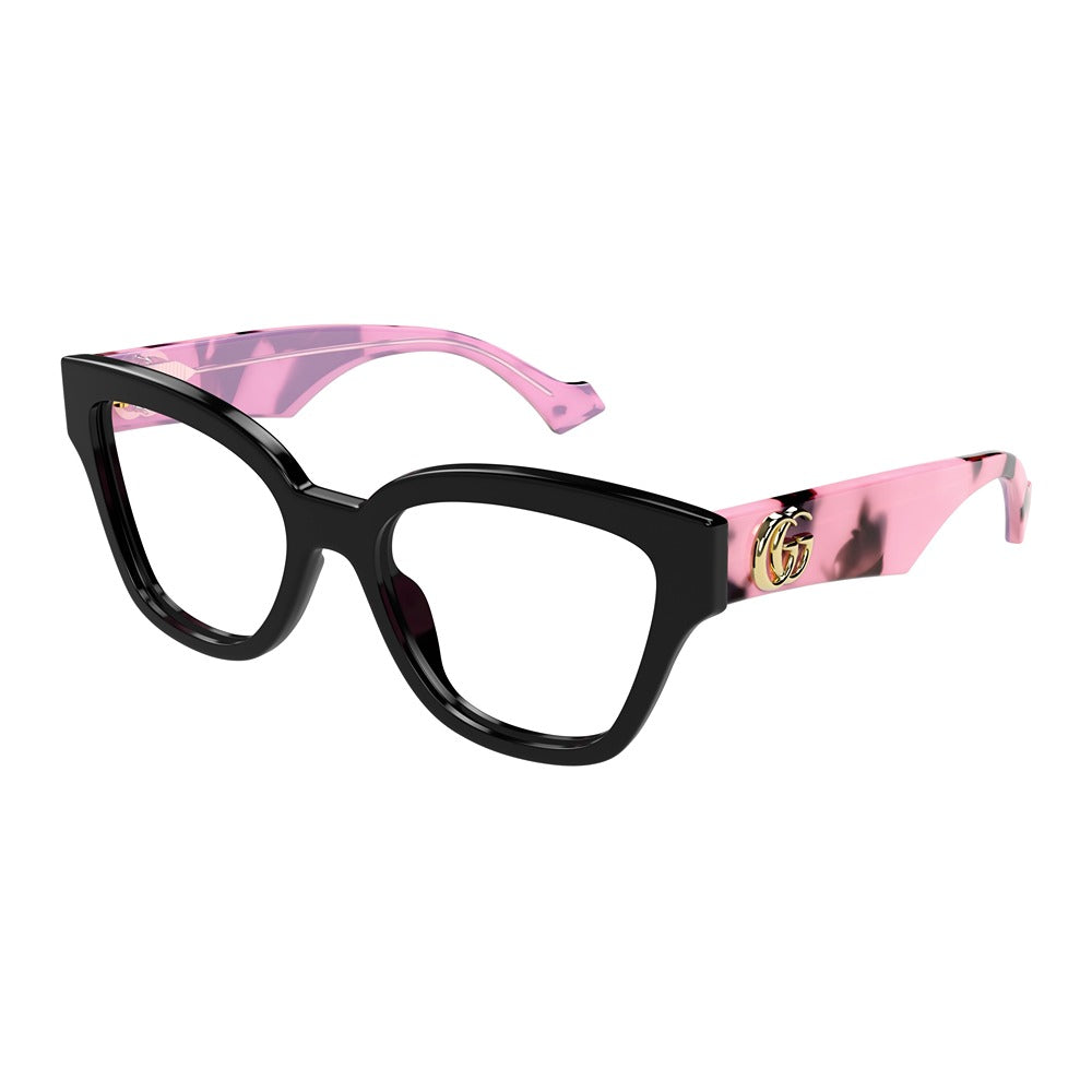 Occhiale da vista Gucci GG1424O col. 012 black pink transparent