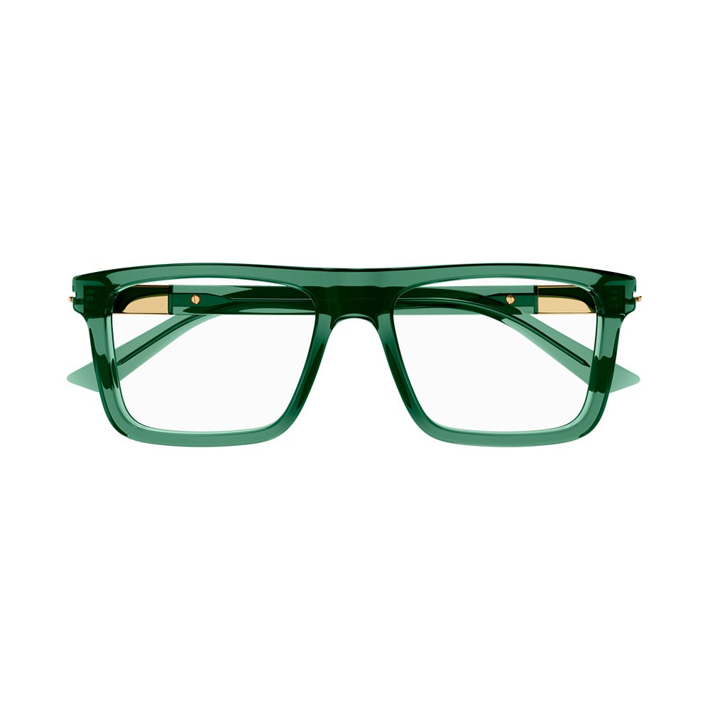 Occhiale da vista Gucci GG1504O col. 003 green green transparent