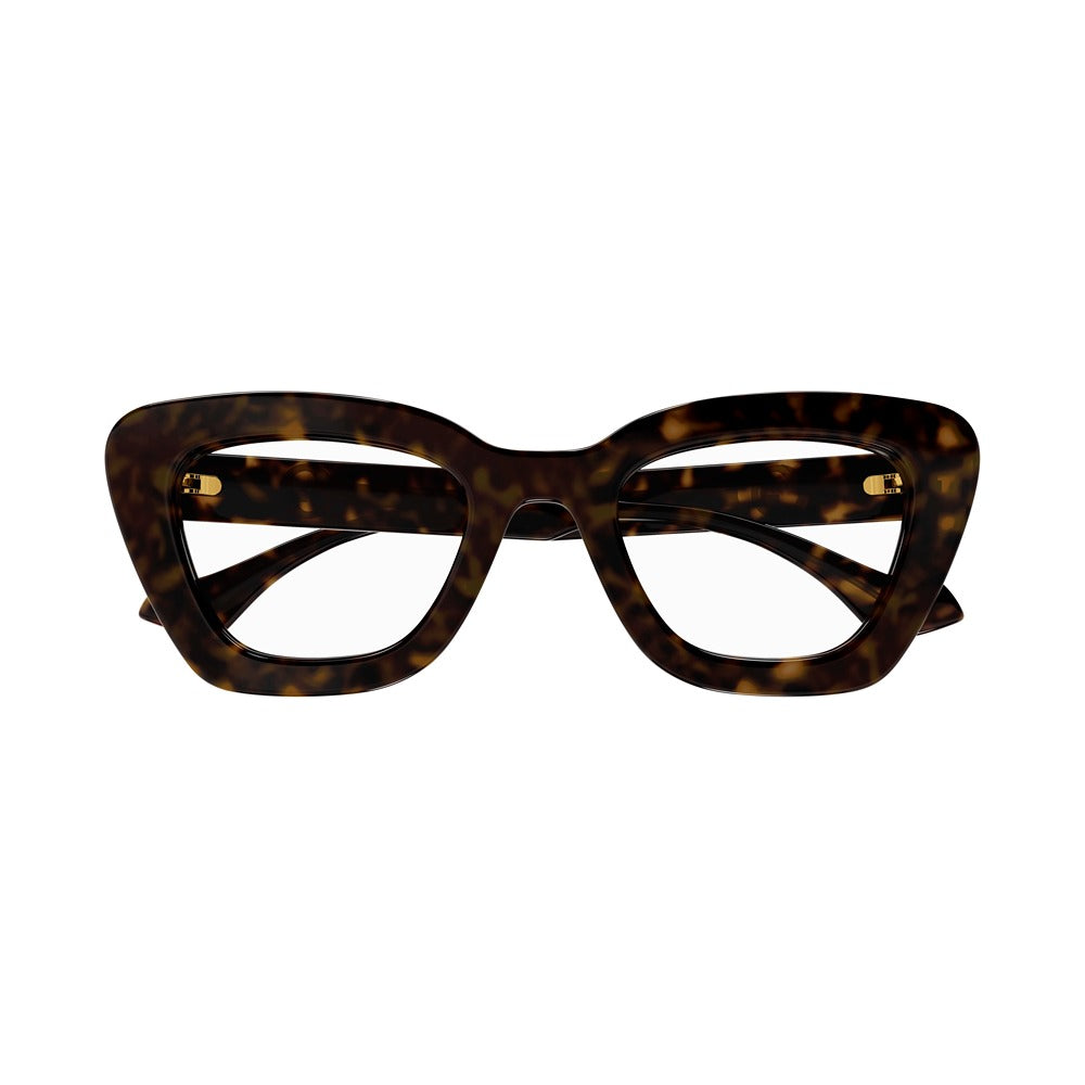 Occhiale da vista Gucci GG1555O col. 002 havana crystal transprent