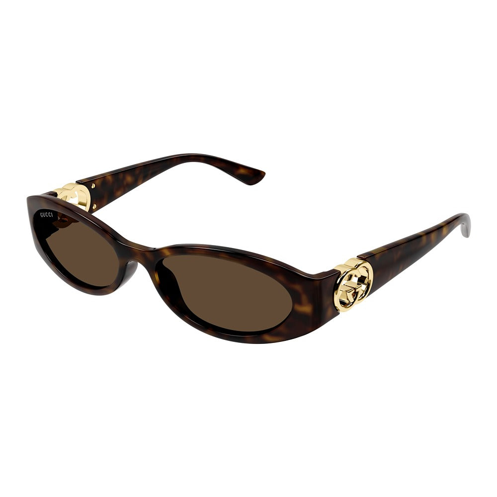 Occhiale da sole Gucci GG1660S col. 002 havana havana brown