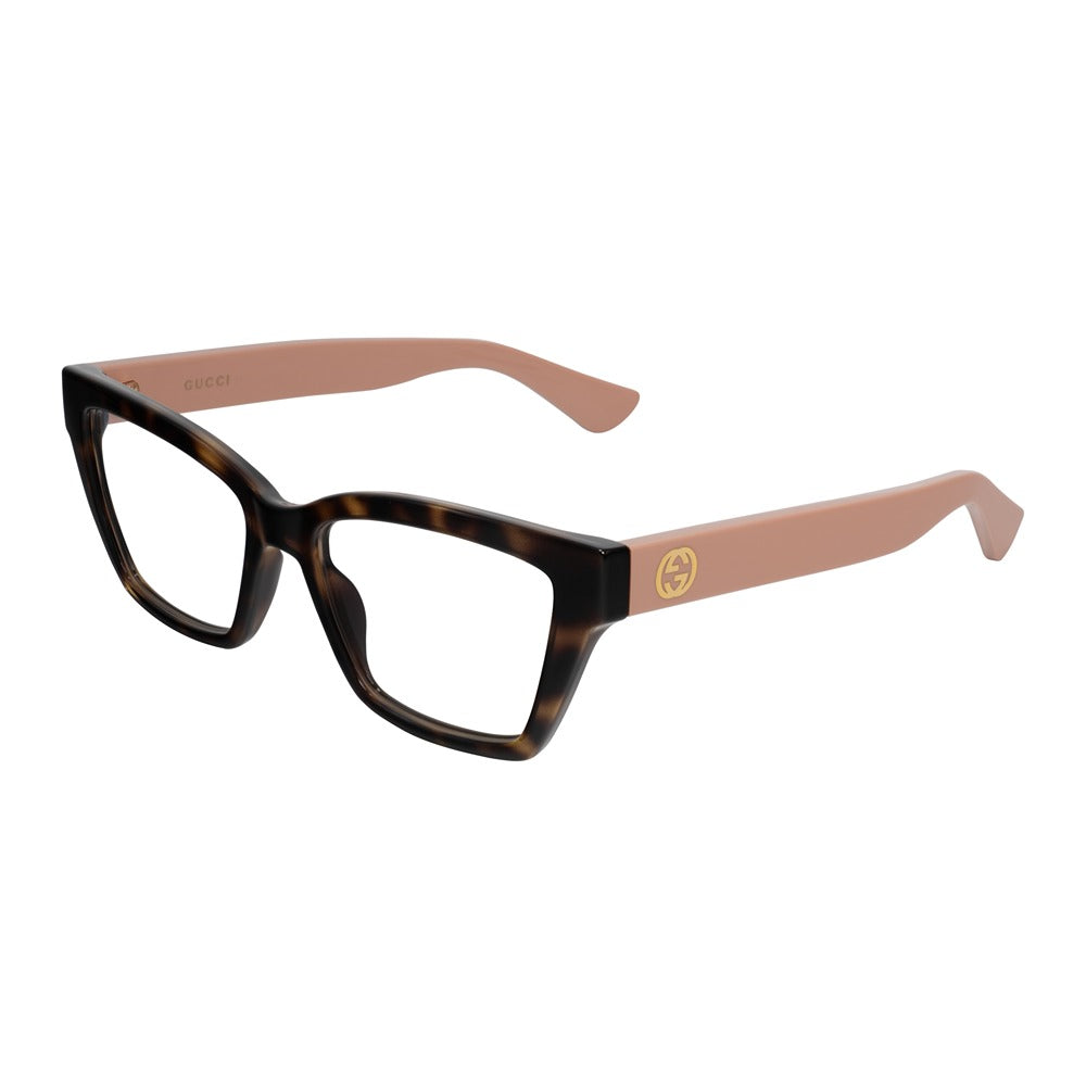 Occhiale da vista Gucci GG1715O col. 005 havana pink transparent