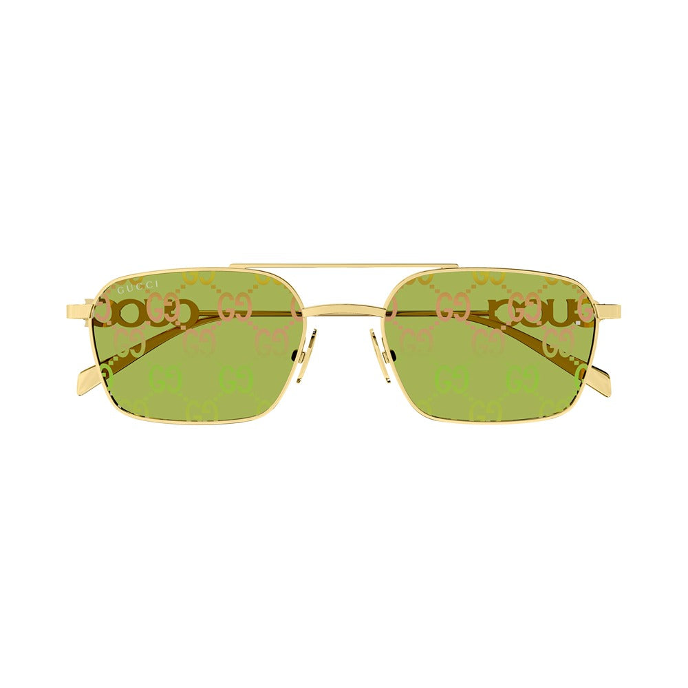 Occhiale da sole Gucci GG1804S col. 002 gold gold green