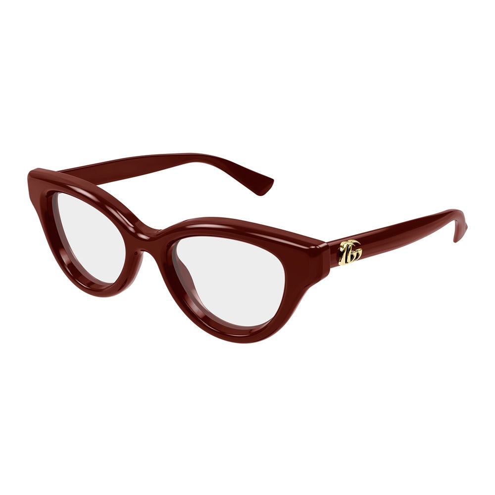 Occhiale da vista Gucci GG1832O col. 003 burgundy burgundy transparent