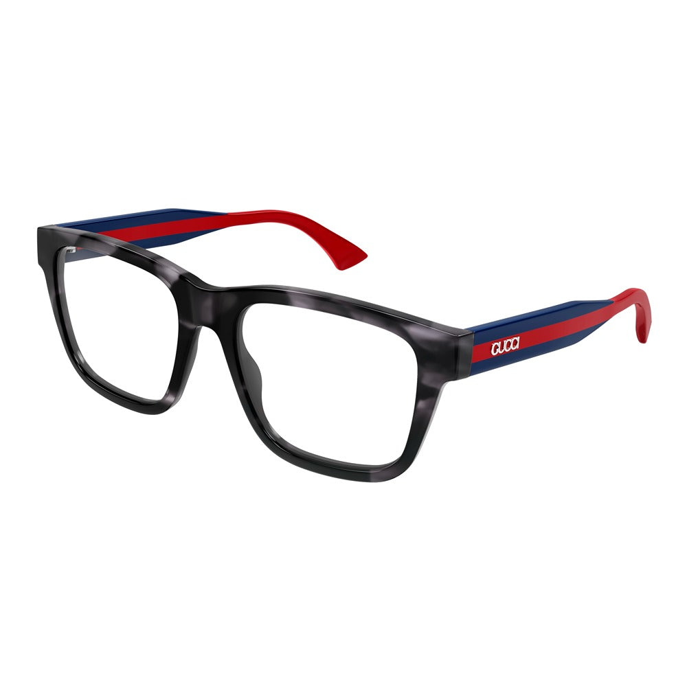Occhiale da vista Gucci GG1870O col. 008 havana blue transparent