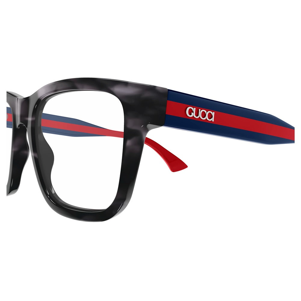Occhiale da vista Gucci GG1870O col. 008 havana blue transparent