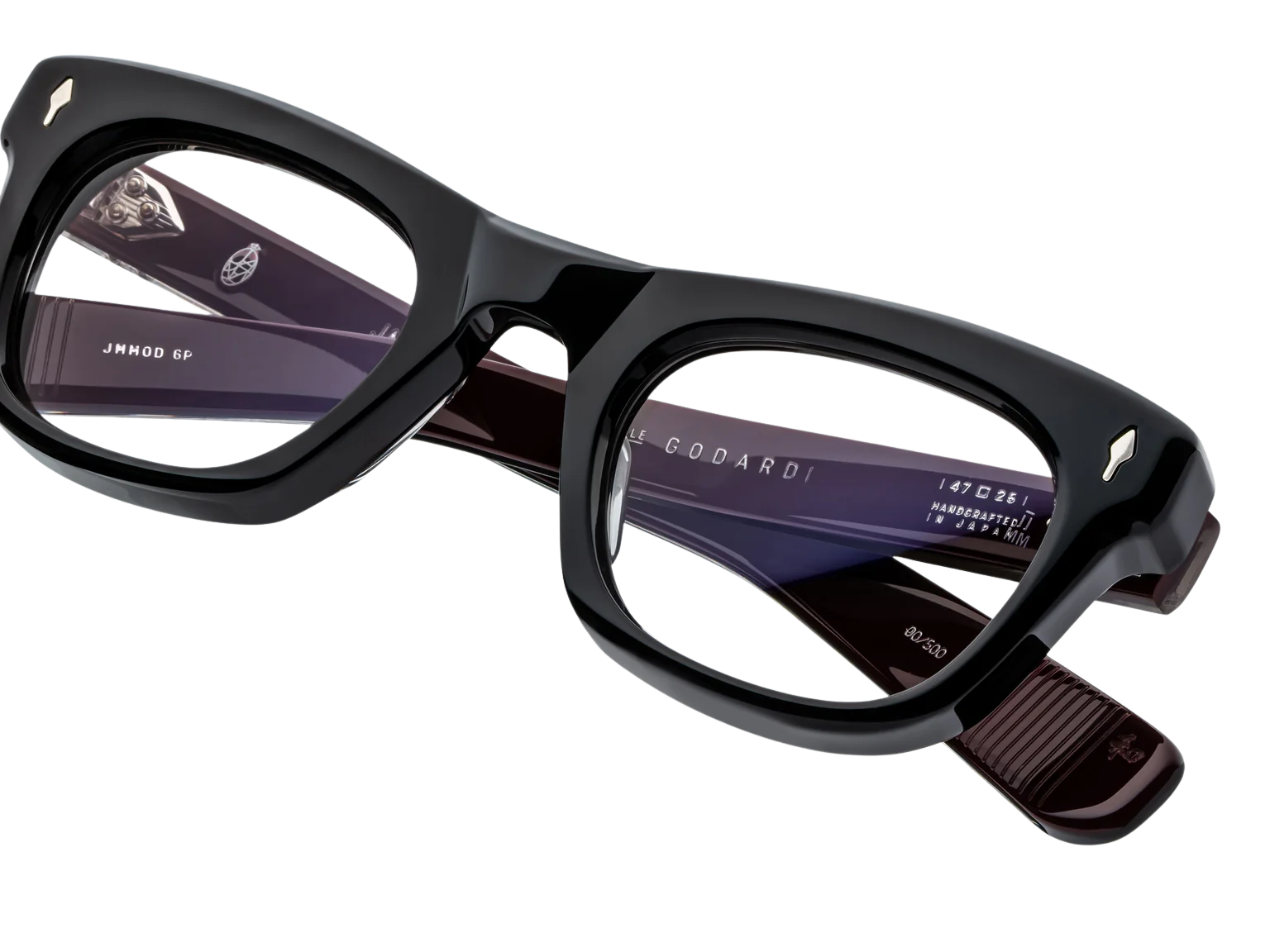 Occhiale da vista Jacques Marie Mage mod. J-ERX-OD-S606P-OS GODARD col. BLOODSTONE