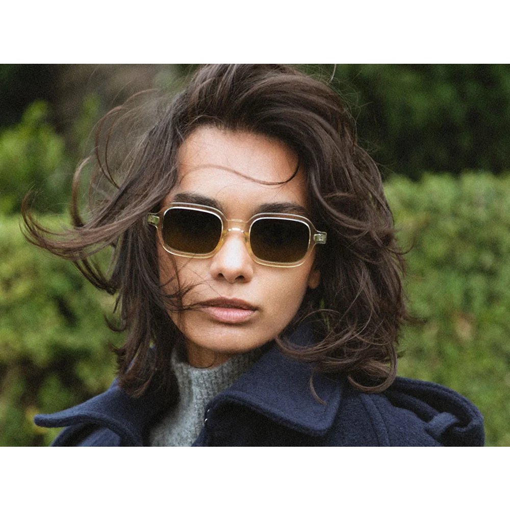 Occhiale da sole L.G.R MARRAKECH BOLD 76 col. Crystal Brown