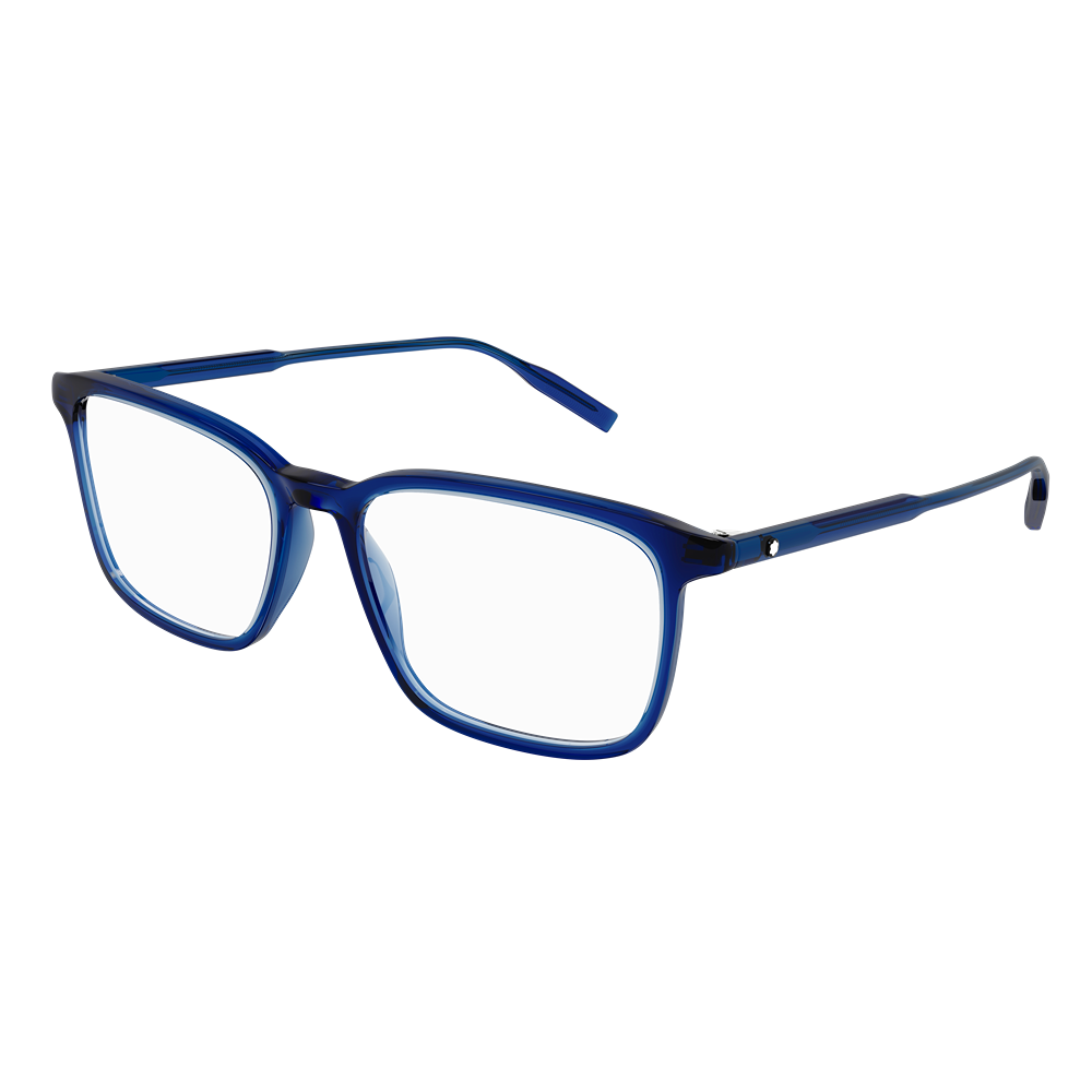 Montblanc eyewear MB0197O col. 006 blue blue transparent