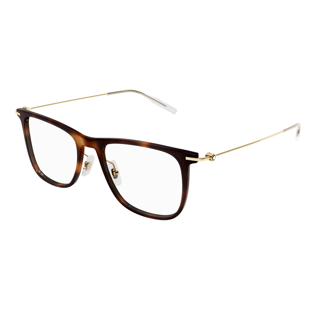 Montblanc eyewear MB0206O col. 002 havana gold transparent