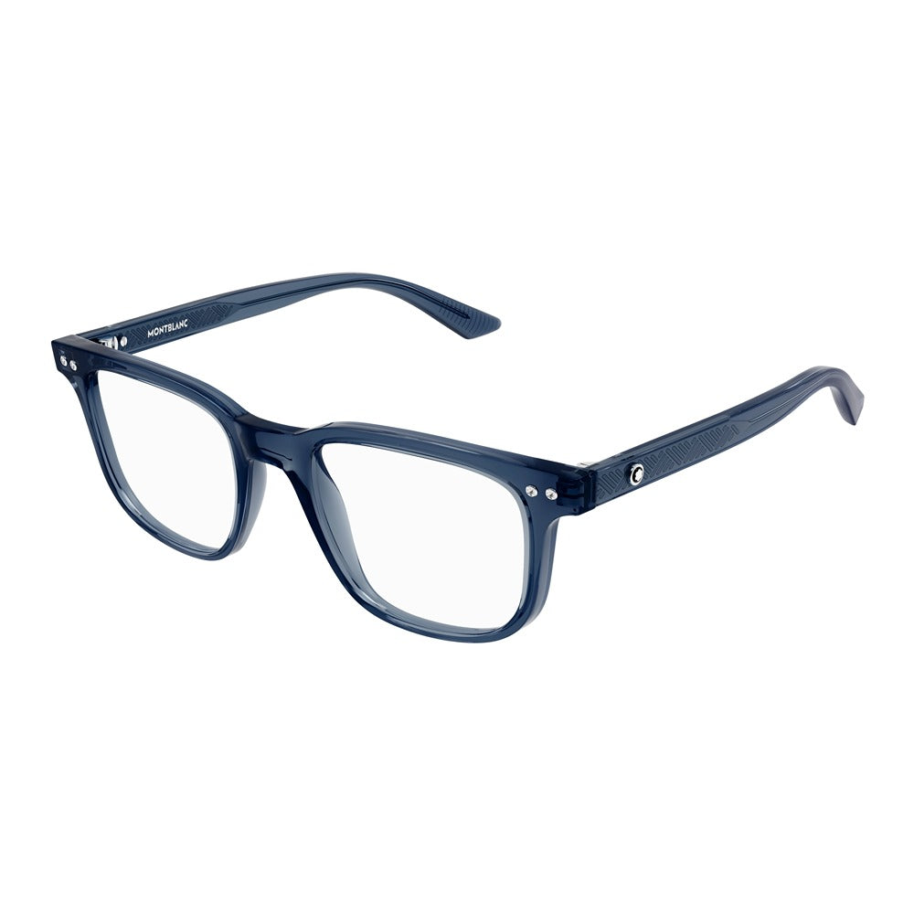 Montblanc eyewear MB0256O col. 007 blue blue transparent