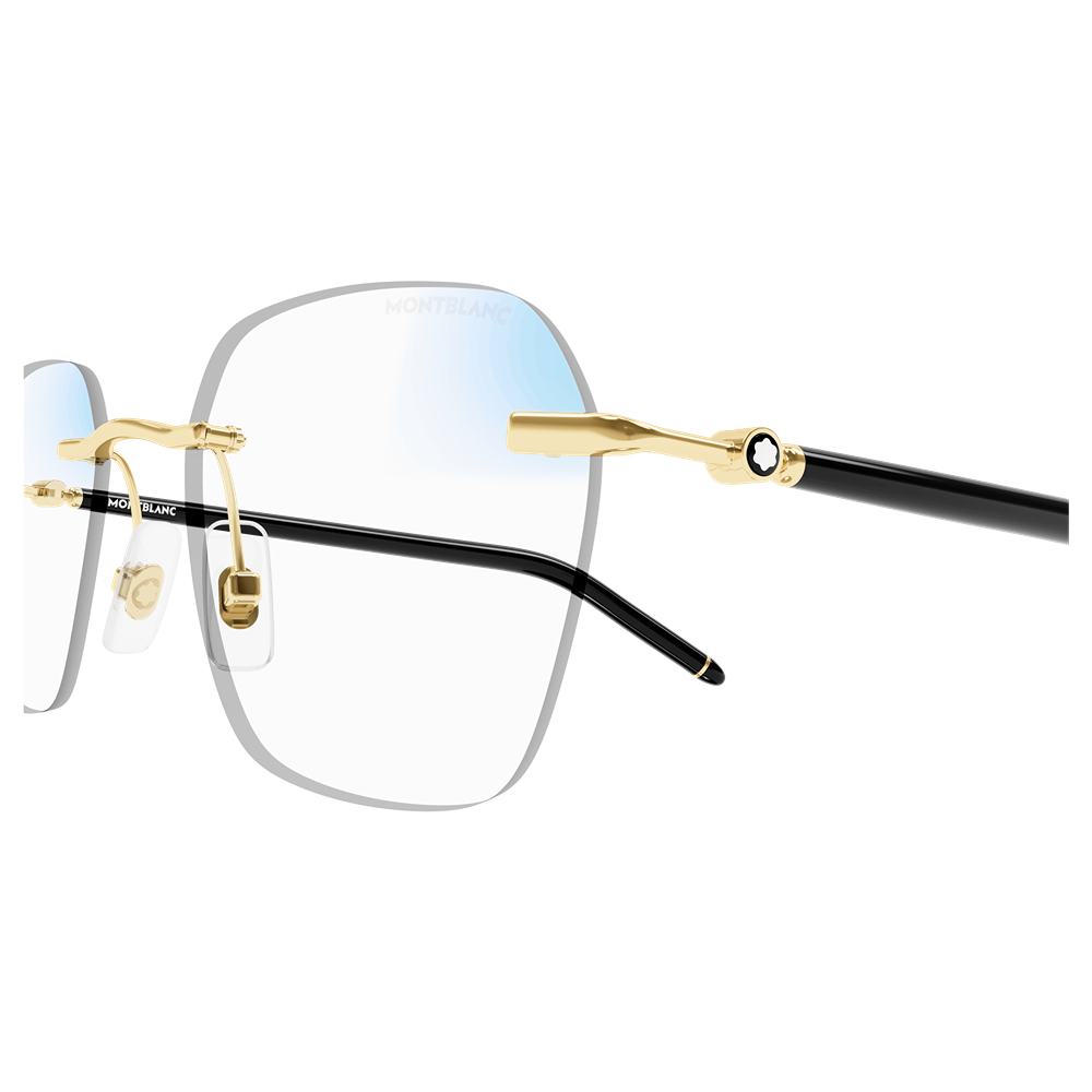Occhiale da sole Montblanc MB0270S col. 005 gold black transparent