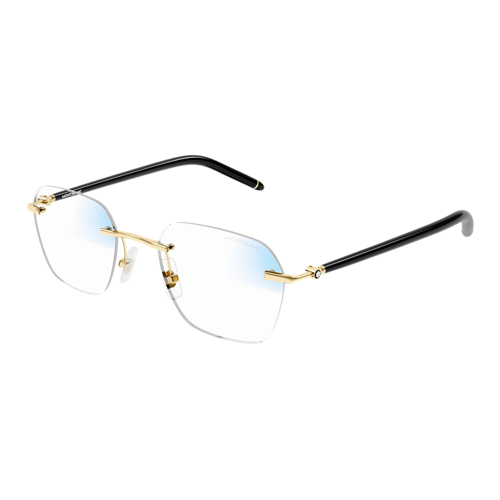 Occhiale da sole Montblanc MB0270S col. 005 gold black transparent