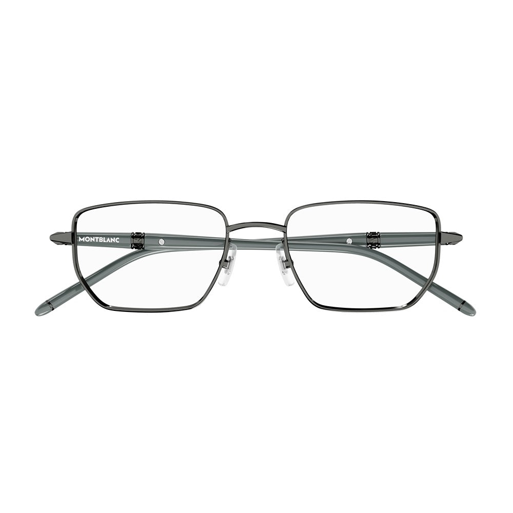 Montblanc eyewear MB0347O col. 006 ruthenium grey transparent