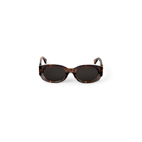 NEW OFF-WHITE SUNGLASSES HAVANA WOMEN EYEWEAR OFF-WHITE OERI14E PALMER 6055 Off-white Oeri14e Palmer Unisex Havana Sunglasses – Otticanet main image 4