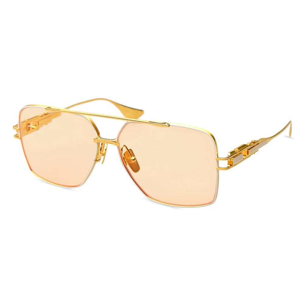 Occhiale da sole Dita mod. GRAND-EMPERIK col. Yellow Gold - Matte White