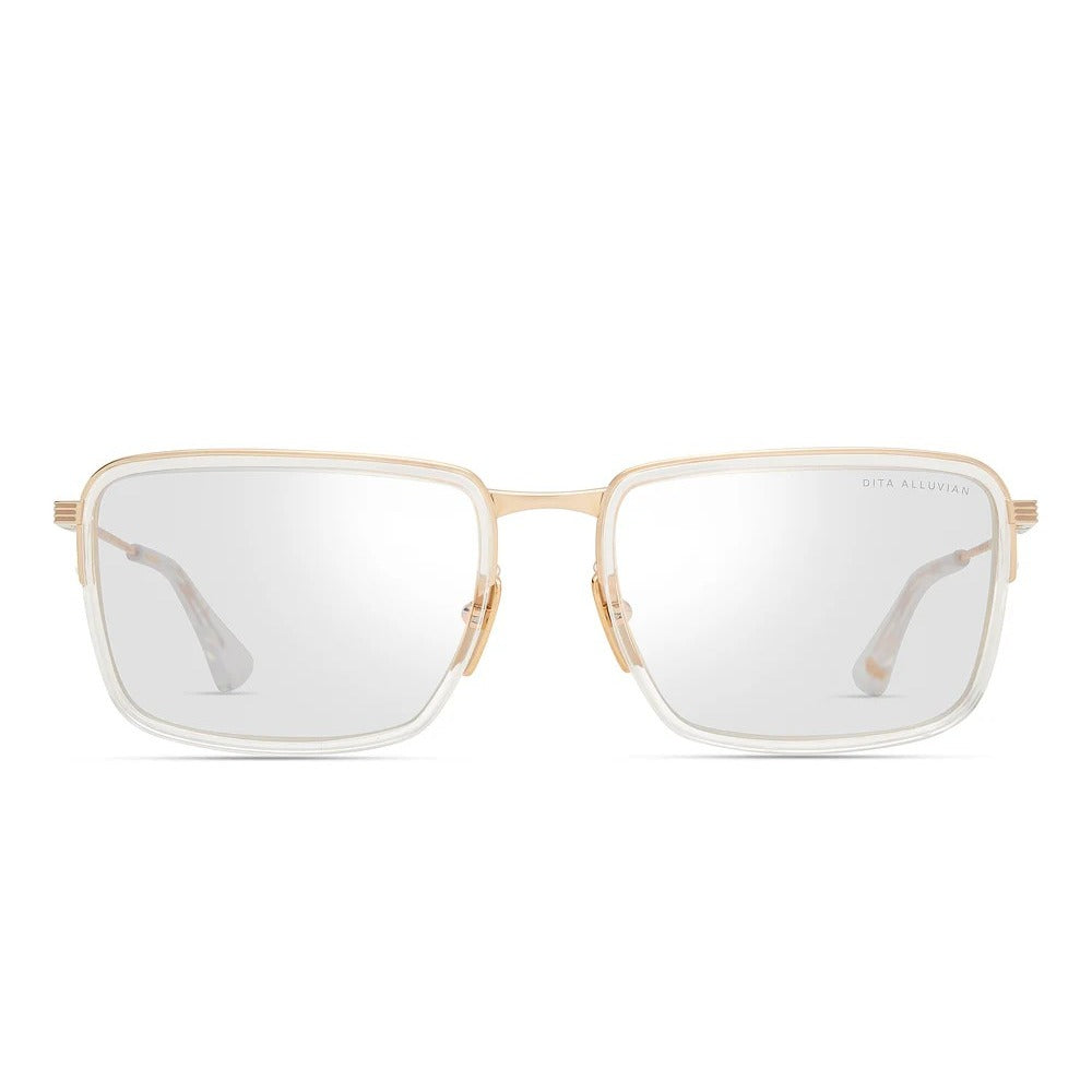 Occhiale da vista Dita mod. ALLUVIAN col. Crystal Clear- White Gold