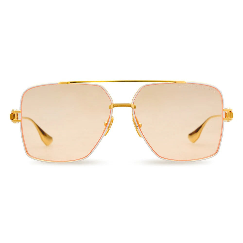 Occhiale da sole Dita mod. GRAND-EMPERIK col. Yellow Gold - Matte White