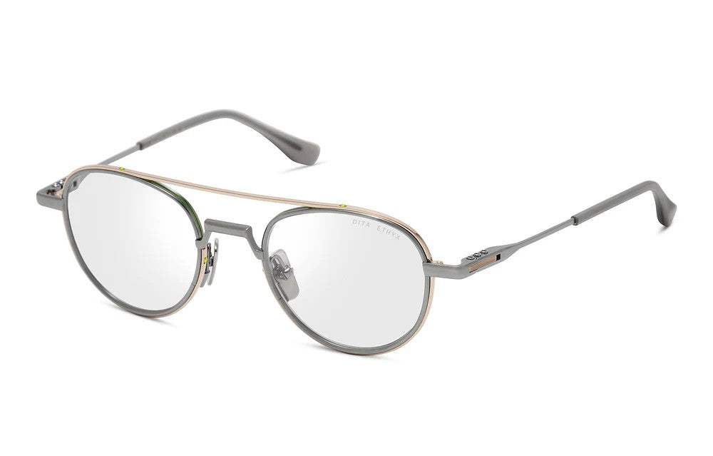Occhiale da vista Dita mod. ETHYX col. WHITE GOLD-ANTIQUE SILVER