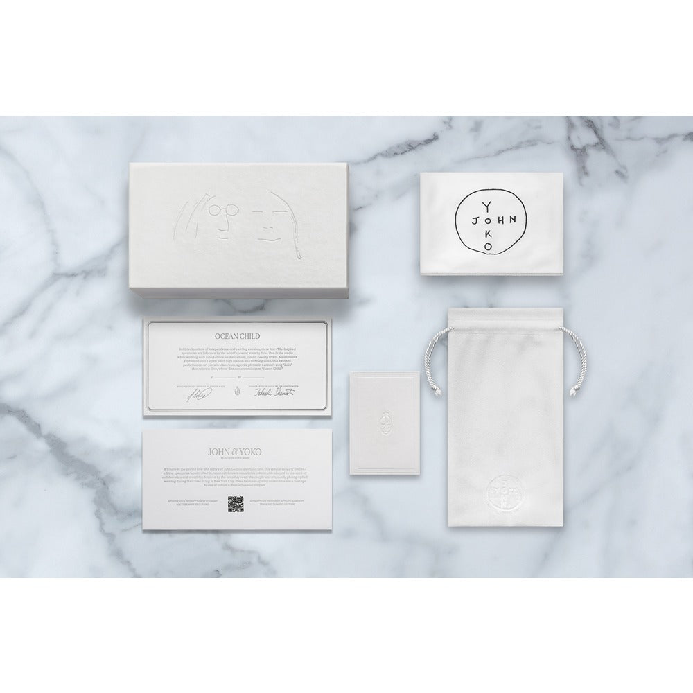 Occhiale da sole Jacques Marie Mage mod. J-ESN-YK-7T-WF OCEAN-CHILD col. BELUGA