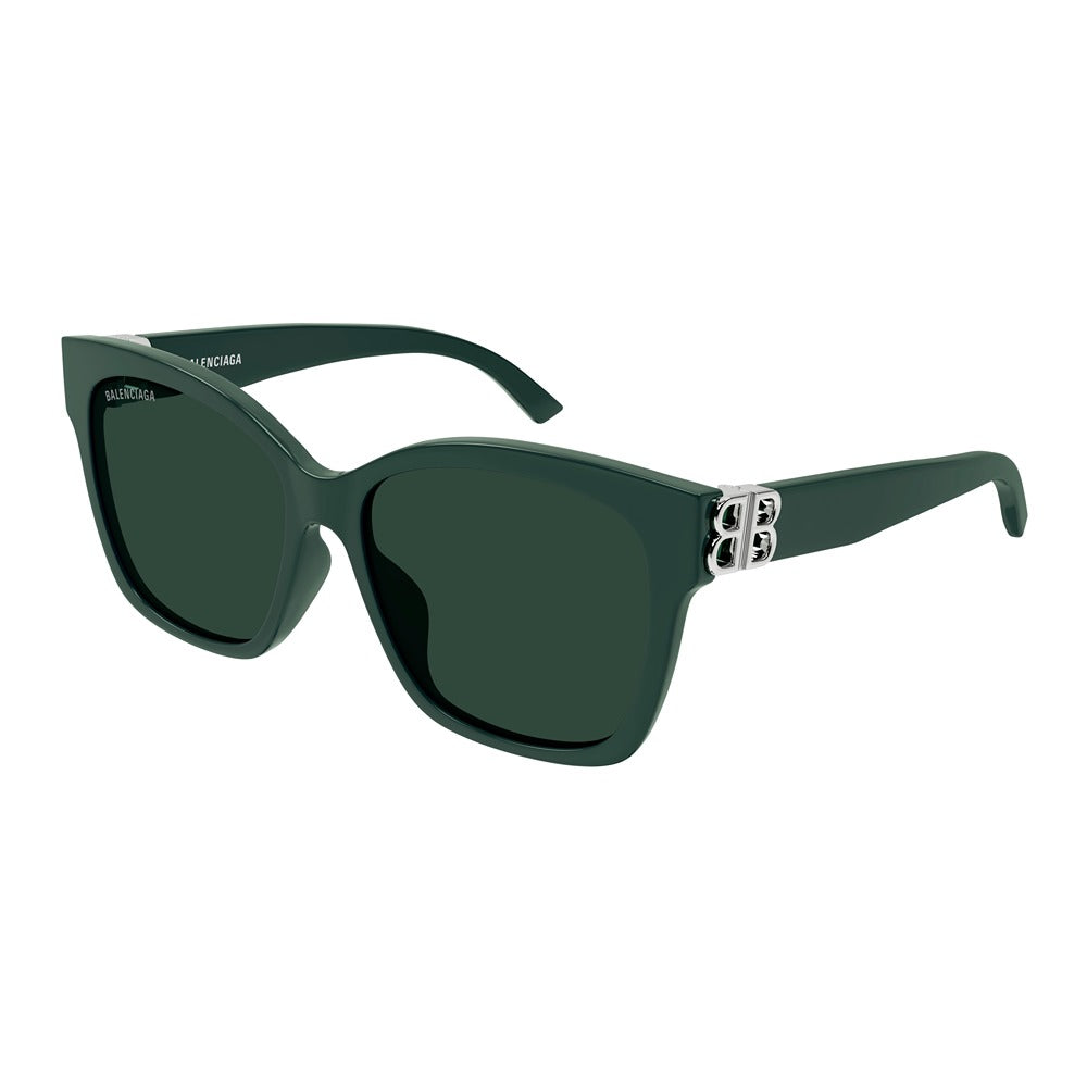 Occhiale da sole Balenciaga BB0102SA col. 014 green silver green