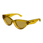 Occhiale da sole Bottega Veneta BV1249S col. 003 brown brown yellow