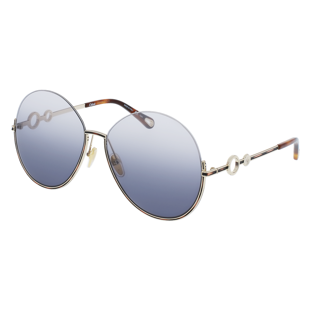 Occhiale da sole Chloé CH0067S col. 001 gold gold blue