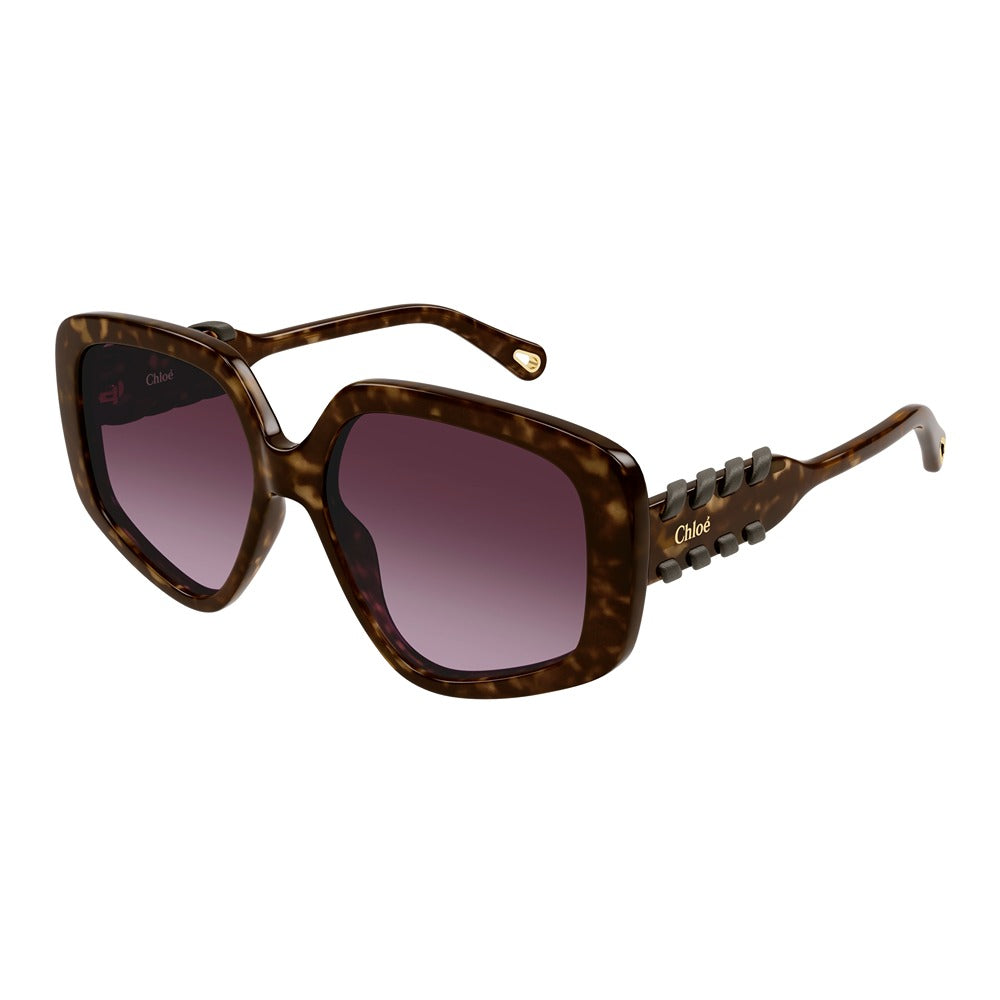 Occhiale da sole Chloé CH0210S col. 002 havana havana violet